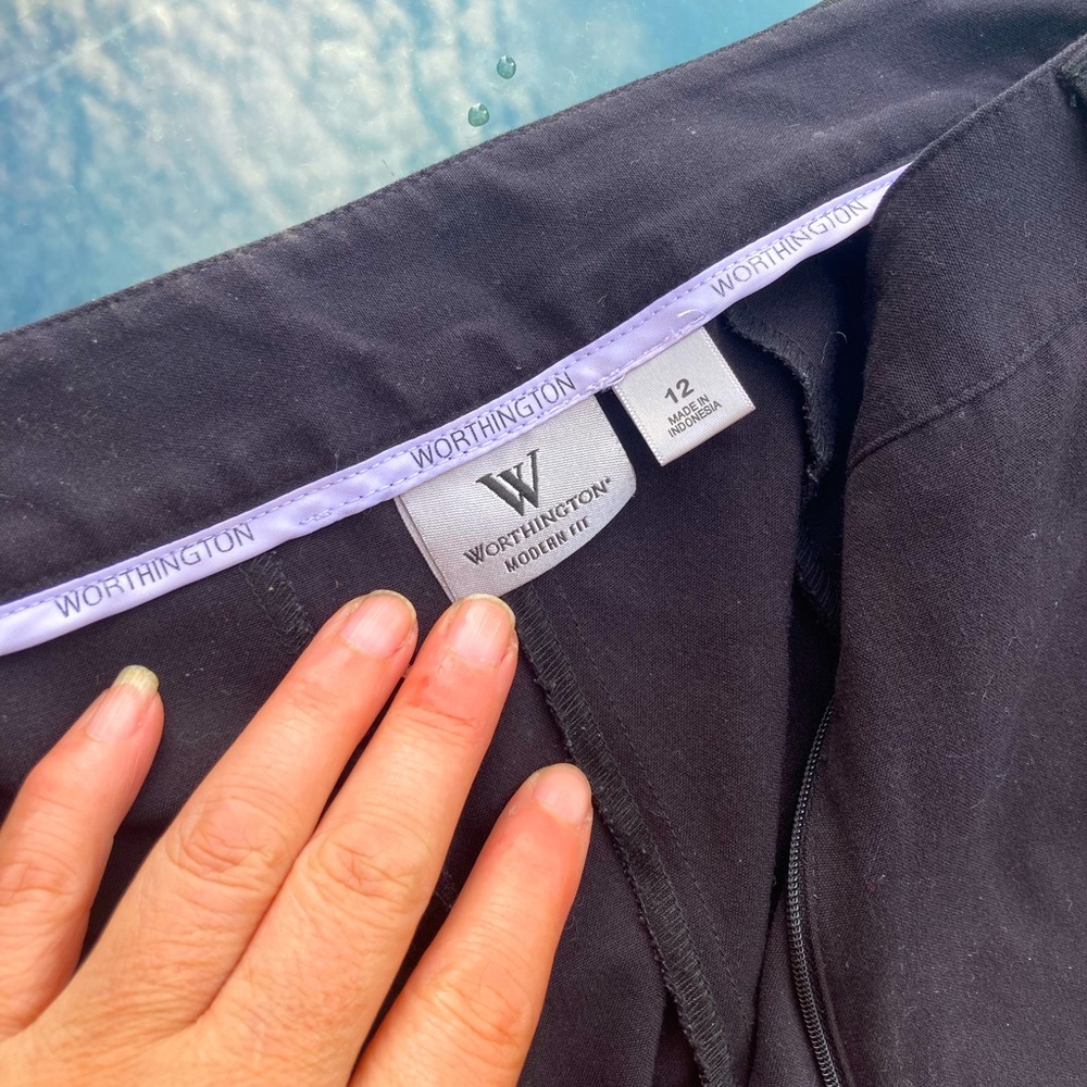 Womens black pants . Size 12